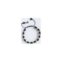 Męska bransoletka z amazonitami i wulkaniczną lawą African Trip. Czarne biżuteria dla mężczyzn Iluzja jewellery, z lawą. Za 95.00 zł.