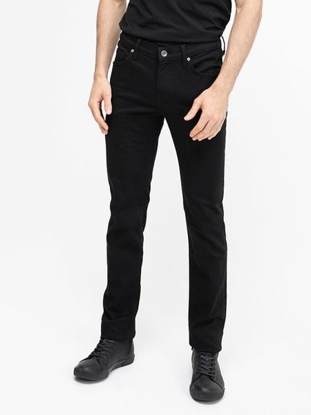 BIG STAR Dżinsy - Slim fit - w kolorze czarnym rozmiar: W33/L32. Czarne jeansy męskie Big Star. Za 149.66 zł.