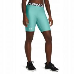 Spodenki Damskie Under Armour Treningowe Szybkoschnące. Niebieskie spodenki sportowe damskie Under Armour, m, na fitness i siłownię. W wyprzedaży za 89.51 zł.