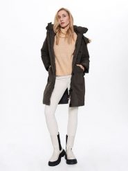 CANADA weather gear Parka w kolorze khaki rozmiar: M. Brązowe parki damskie CANADA weather gear, m, bez wzorów. Za 300.92 zł.