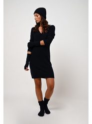 AUTHENTIC CASHMERE Kaszmirowa czapka "Scott" w kolorze granatowym rozmiar: onesize. Niebieskie czapki zimowe damskie AUTHENTIC CASHMERE, z kaszmiru. Za 159.21 zł.