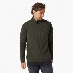 Bluza Polarowa Rozpinana turystyka męska Swedemount Geilo Fleece Full Zip II. Zielone bluzy bez kaptura męskie SWEDEMOUNT, m, z polaru. Za 129.99 zł.