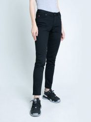 BIG STAR Dżinsy - Slim fit - w kolorze czarnym rozmiar: W34/L30. Czarne jeansy damskie Big Star. Za 199.99 zł.
