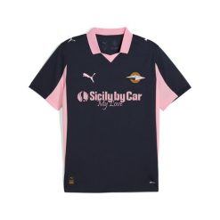Męska koszulka wyjazdowa Palermo FC 25/26 PUMA. Czerwone t-shirty sportowe męskie Puma, m, bez ramiączek, do piłki nożnej. W wyprzedaży za 346.50 zł.