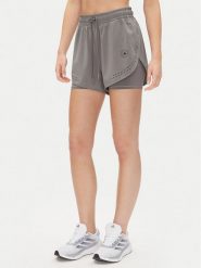 Adidas by Stella McCartney Szorty sportowe TruePurpose 2-in-1 JI5220 Szary Regular Fit. Szare spodenki sportowe damskie adidas by Stella McCartney, xs, z syntetyku, na fitness i siłownię. Za 309.99 zł.