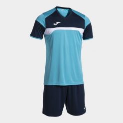 Joma Danubio III Sportset 3xs - Turquoise/Navy Junior. Niebieskie spodnie dresowe damskie Joma, xs, bez wzorów, z dresówki. Za 180.99 zł.