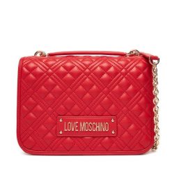 Torebka LOVE MOSCHINO. Czerwone torebki klasyczne damskie Love Moschino, bez wzorów, bez dodatków. Za 759.99 zł.
