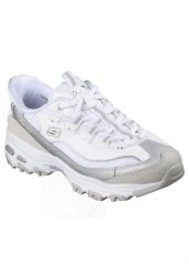 Buty sportowe damskie Skechers D Lites smooth Nostalgia. Białe obuwie do biegania damskie Skechers. Za 490.00 zł.