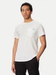 Beverly Hills Polo Club T-Shirt W126-BHMTS-1024-01X Biały Regular Fit. Białe koszulki polo męskie Beverly Hills Polo Club, l, bez wzorów, bez ramiączek. Za 89.99 zł.