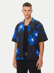Hugo Koszula Eligino 50513855 Czarny Oversize. Czarne koszule męskie Hugo, l, bez wzorów, z bawełny, bez kołnierzyka, bez ramiączek. Za 499.99 zł.