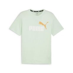 Koszulka Sportowa Męska Puma Ess+ 2 Col Logo. Białe t-shirty sportowe męskie Puma, m, z bawełny, bez ramiączek. Za 89.00 zł.