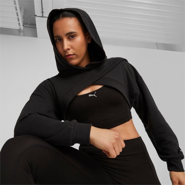 Puma Bluza Fit Move Crop 52386801. Białe bluzy bez kaptura damskie Puma, l, bez wzorów, bez ramiączek, bez kaptura. Za 182.99 zł.