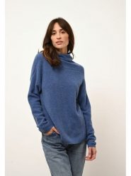Just Cashmere Kaszmirowy golf "Blantyre" w kolorze niebieskim rozmiar: M. Niebieskie golfy damskie Just Cashmere, m, bez wzorów, z kaszmiru, bez ramiączek. Za 434.99 zł.