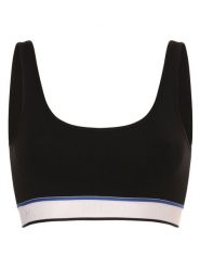 HUGO BLUE Biustonosz - Bralette Blue Kobiety Bawełna czarny, L. Czarne biustonosze sportowe damskie HUGO BLUE, bez wzorów, z bawełny. Za 89.95 zł.
