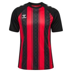 Koszulka Hummel Match striped. Czarne t-shirty damskie HUMMEL, bez wzorów, bez kołnierzyka. Za 194.00 zł.