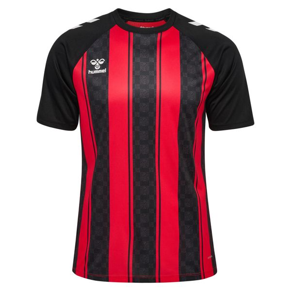 Koszulka Hummel Match striped. Czarne bluzki damskie HUMMEL, bez wzorów, bez kołnierzyka. Za 214.50 zł.