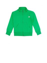 Bluza z bawełna z pełny zamek błyskawiczny na co dzień. Zielone bluzy bez kaptura damskie LEONE 1947 APPAREL, z bawełny. Za 63.11 zł.