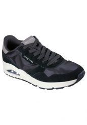 Buty sportowe męskie Skechers Uno vintage Dayz. Czarne buty sportowe na co dzień męskie Skechers, z materiału, bez zapięcia, trekkingowe. Za 380.70 zł.