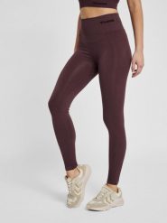 Damskie wysokie legginsy Hummel TIF. Brązowe legginsy damskie HUMMEL, xs, bez wzorów, z dzianiny. Za 160.50 zł.