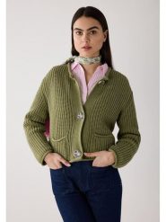 More & More Kardigan w kolorze oliwkowym rozmiar: 42. Brązowe kardigany damskie MORE & MORE, bez wzorów, ze splotem. Za 188.40 zł.