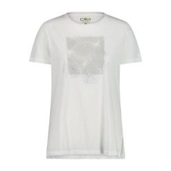 Koszulka damska CMP. Białe bluzki damskie CMP, bez wzorów, sportowe, bez kołnierzyka, bez ramiączek. Za 179.00 zł.