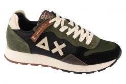 Buty sportowe Sneakersy męskie, Tom Winter Style. Zielone buty sportowe na co dzień męskie SUN68, z materiału, bez zapięcia, trekkingowe. Za 499.99 zł.