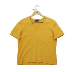 Second life - Kobieta pomarańczowy sweter - Stan dobry. Brązowe golfy damskie Ralph Lauren, bez wzorów, bez ramiączek. Za 51.08 zł.