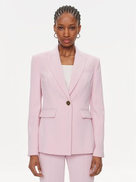 Pinko Marynarka 100180 A14I Różowy Regular Fit. Czerwone marynarki i żakiety damskie Pinko, bez wzorów, z syntetyku. Za 1,489.00 zł.
