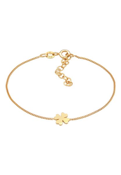 Elli Damski charm na szczęście koniczynka filigranowa w srebrze próby 925 Sterling Silver Bransoletki 1 ct. Szare bransoletki damskie Elli, srebrne. Za 203.69 zł.