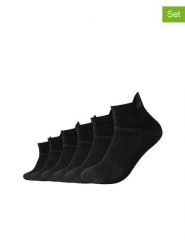 Skechers Skarpety (6 par) w kolorze czarnym rozmiar: 35-38. Czarne skarpetki męskie Skechers, bez wzorów. Za 70.24 zł.