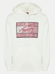 Tommy Jeans Bluza Dna Flag Twist DM0DM21100 Écru Regular Fit. Bluzy bez kaptura męskie Tommy Jeans, m, z bawełny. Za 249.99 zł.