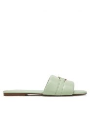 MEXX Klapki R24SS944932 Zielony. Zielone klapki damskie Mexx, bez wzorów, z materiału, bez obcasa. Za 139.99 zł.
