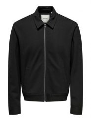 ONLY & SONS Kurtka "Jakes" w kolorze czarnym rozmiar: L. Czarne kurtki męskie Only & Sons, l, bez wzorów, bez kaptura. Za 184.89 zł.