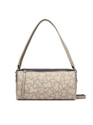 TOUS Torebka Kaos Icon 2002379843 Beżowy. Brązowe torebki klasyczne damskie Tous, bez wzorów, ze skóry, bez dodatków. Za 899.99 zł.