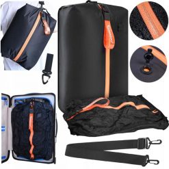 Torba kompresyjna zwiększająca pojemność Travel Vacuum Bag Aerogogo VB0-M 20L. Czarne torebki klasyczne damskie AEROGOGO, bez wzorów, bez dodatków. Za 149.00 zł.