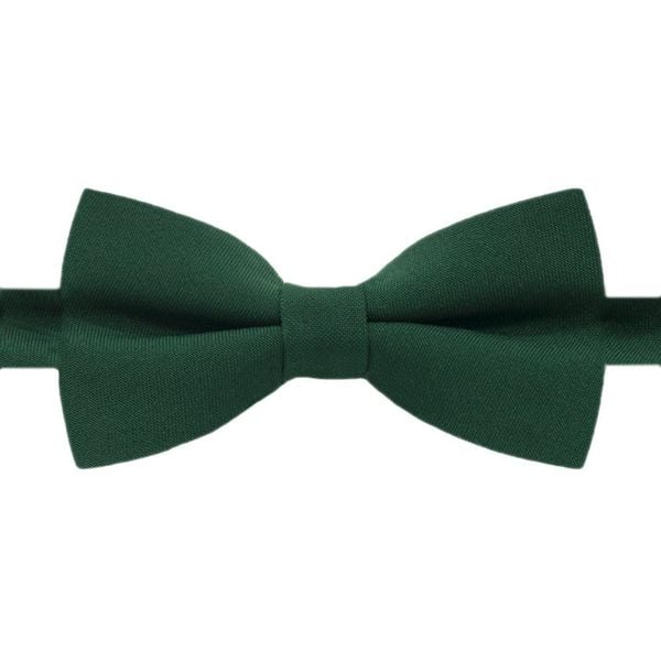 Mucha Męska - His Story - Zieleń Butelkowa. Zielone krawaty i muchy męskie His Story, z aplikacjami, z mikrofibry, eleganckie. Za 45.00 zł.