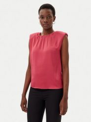 Marciano Guess Bluzka 5GGH39 7079A Różowy Regular Fit. Czerwone bluzki damskie Marciano Guess, z aplikacjami, z syntetyku, bez ramiączek. Za 429.99 zł.