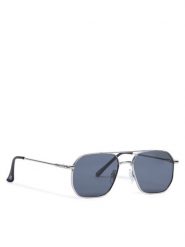 Vans Okulary przeciwsłoneczne VN000ND6BLK1 Srebrny. Szare okulary przeciwsłoneczne męskie Vans, z tworzywa sztucznego. Za 79.99 zł.