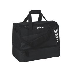 Torba sportowa Erima Six Wings z dolną komorą, czarna. Czarne torby podróżne damskie Erima, bez wzorów. Za 260.99 zł.
