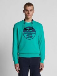 North Sails Bluza w kolorze turkusowym rozmiar: XXL. Niebieskie bluzy bez kaptura męskie North Sails, xxl, z bawełny. Za 109.78 zł.
