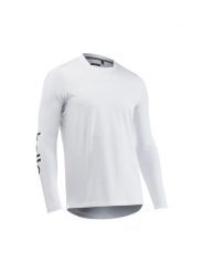Koszulka rowerowa NORTHWAVE Bomb Hello Goodbye Jersey L/s biała. Białe t-shirty sportowe męskie Northwave, l, z jersey, bez ramiączek, rowerowe. Za 299.00 zł.