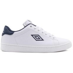 Buty sportowe męskie Umbro Farrel Ltx Sneaker. Białe buty sportowe na co dzień męskie Umbro, ze skóry ekologicznej, bez zapięcia. W wyprzedaży za 190.00 zł.