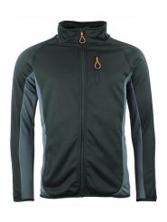 Peak Mountain Kurtka polarowa "Cemon" w kolorze szaro-czarnym rozmiar: L. Czarne kurtki męskie Peak Mountain, l, bez wzorów, z materiału, bez kaptura. Za 130.99 zł.