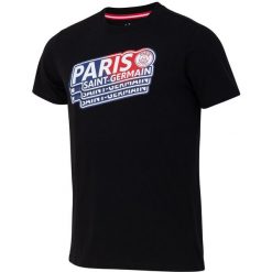 Koszulka męska PSG. Czarne t-shirty sportowe męskie PSG, l, bez ramiączek, do piłki nożnej. Za 149.99 zł.