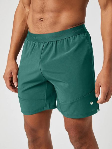 Bjorn_borg ACE PRO 7" SHORTS z recyklingowanego poliestru – MALLARD GREEN. Zielone szorty męskie Björn Borg, m, na fitness i siłownię. Za 319.50 zł.