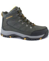 Buty trekkingowe męskie Skechers Relment Daggett. Szare buty trekkingowe męskie Skechers, z materiału, za kostkę, bez zapięcia. Za 339.99 zł.
