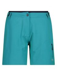 Cmp Szorty kolarskie 3w1 w kolorze turkusowym rozmiar: 40. Niebieskie spodenki sportowe damskie CMP, z materiału, rowerowe. Za 153.71 zł.