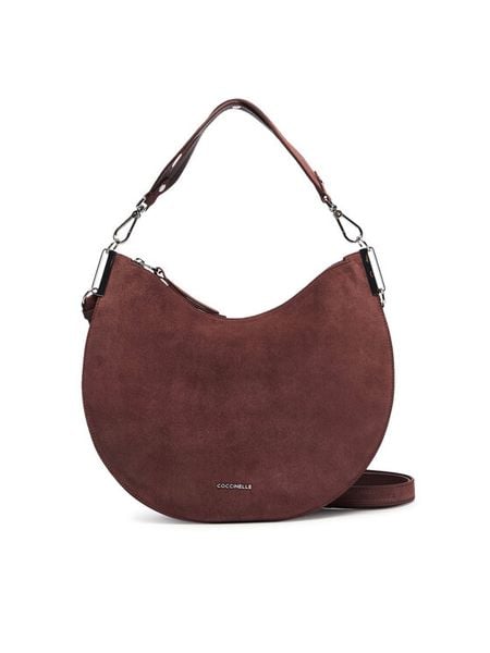 Coccinelle Torebka QKG Coccinellesunup Suede E1 QKG 13 02 01 Bordowy. Czerwone torebki klasyczne damskie Coccinelle, bez wzorów, ze skóry, bez dodatków. Za 1,599.00 zł.