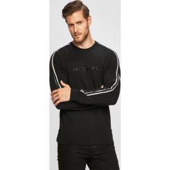 Diesel - Bluza. Czarne bluzy bez kaptura męskie Diesel, l, z bawełny. Za 319.90 zł.