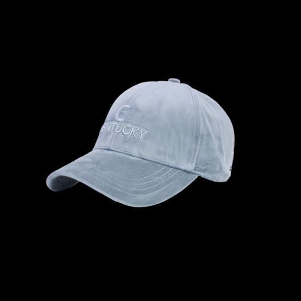 Aksamitna czapka Kentucky. Niebieskie czapki męskie KENTUCKY HORSEWEAR. Za 175.50 zł.